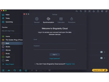 Singularity Cloud dashboard