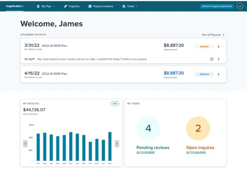 captivateiq payouts