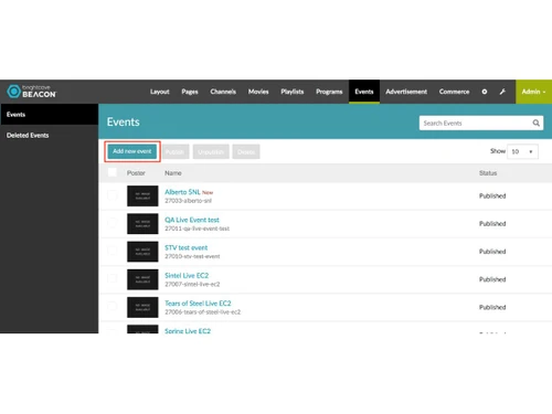 Brightcove Video Live Streaming