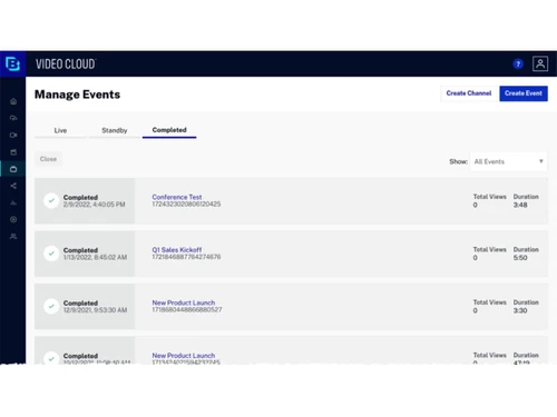 Brightcove Video Live Streaming