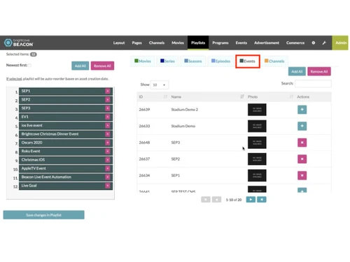 Brightcove Video Live Streaming