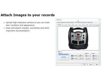 Liberty Home Inventory Software Attach images