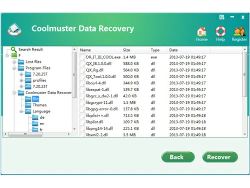 coolmuster data recovery files