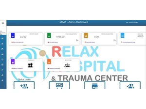 hxrx healthcare management system-dashboard