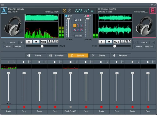 softdiv dj mix studio sampler
