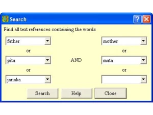 vedic bookshelf 1.2 search