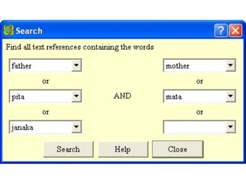vedic bookshelf 1.2 search