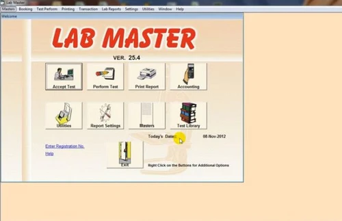 lab master login page