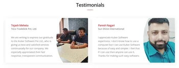 kuber testimonials