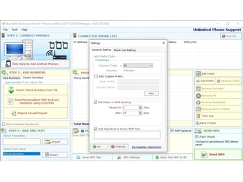 rpm whatsweb sender software setting