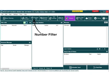 trueline whatsapp marketing filter