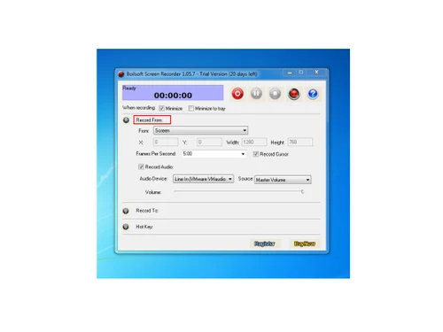 boilsoft screen recorder video edit split