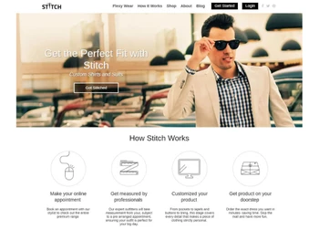 stitch online custom tailoring platform works