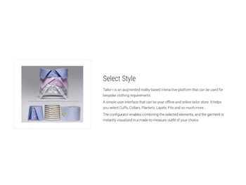 Tailor I select style