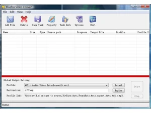 bluefox video converter status