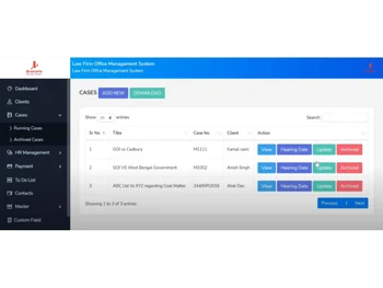 brainete law firm management software cases