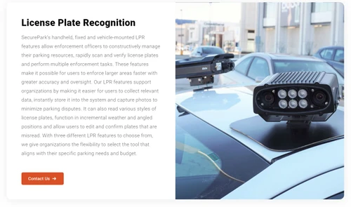 securepark license plate recognition