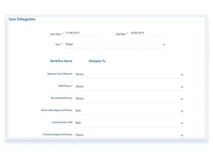 cflow vacations and delegation