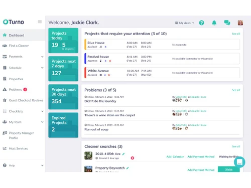 turno (turnoverbnb) dashboard