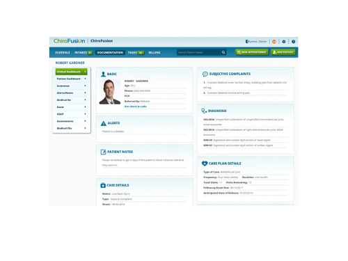 ChiroFusion Dashboard