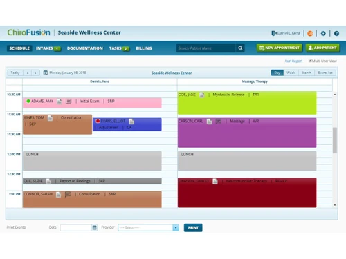 ChiroFusion Scheduling