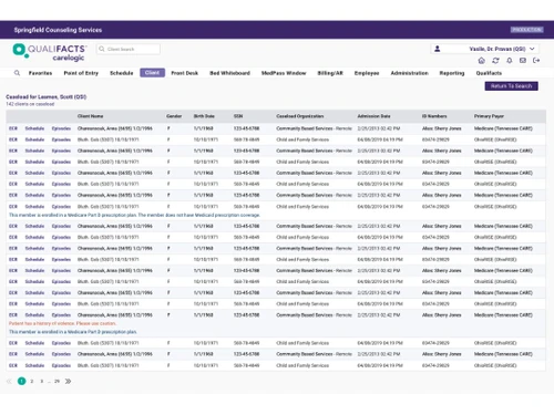 carelogic enterprise-schedule