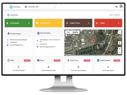 GuardCenter dashboard