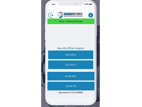 guardmetrics phone view
