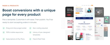 samcart drag & drop builder