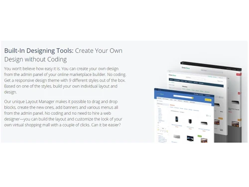 cs-cart built in designing tools