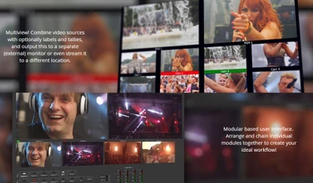 vidblasterx multiview & modular based user interface