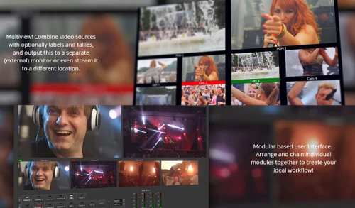 vidblasterx multiview & modular based user interface
