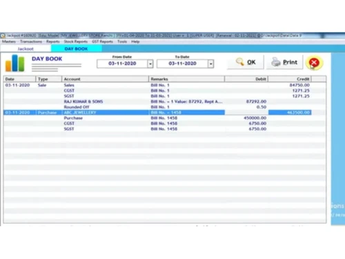 jackpot jewellery software account