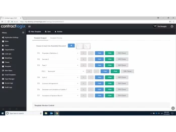 Contract Logix template