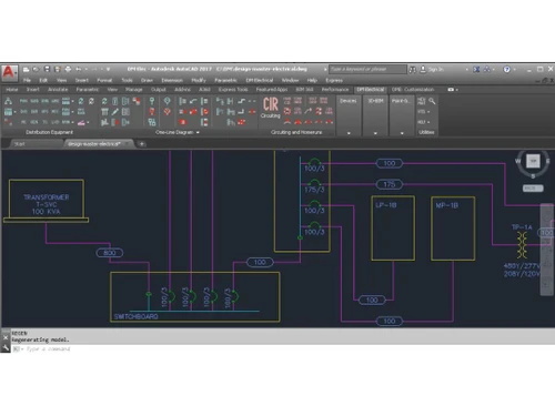 electrical for autoacad circuting