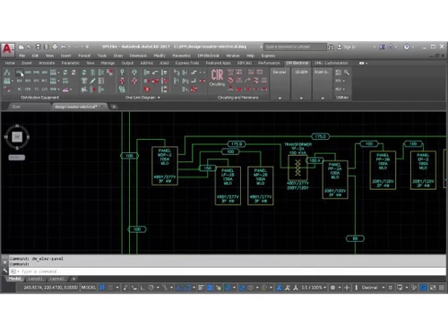 electrical for autoacad diagram