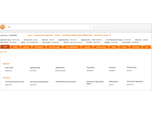 patrix ip management software application
