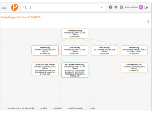 patrix ip management software diagram