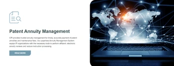 computer packages patent annuity management