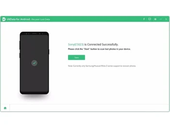 fonegeek android data recovery connected