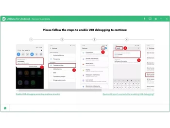 fonegeek android data recovery debuging