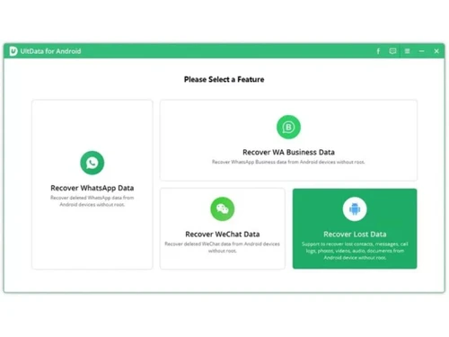 fonegeek android data recovery feature