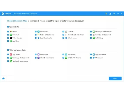 fonegeek iphone data recovery-data