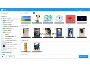 fonegeek iphone data recovery-show all