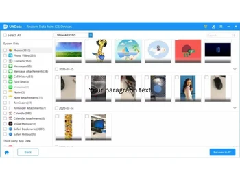 fonegeek iphone data recovery-show all