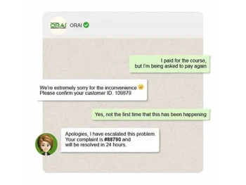 whatsapp business api customer-id