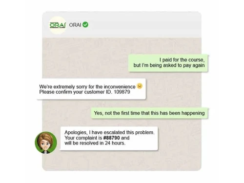 whatsapp business api customer-id