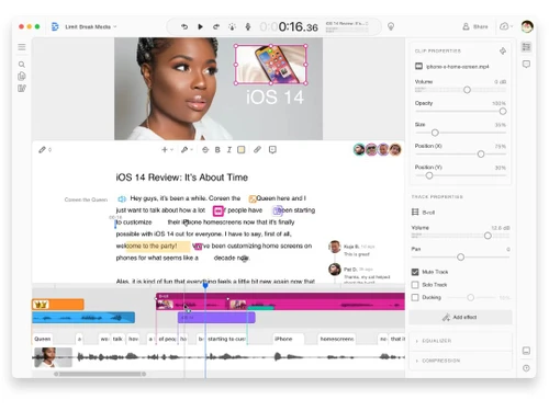 Descript transcription