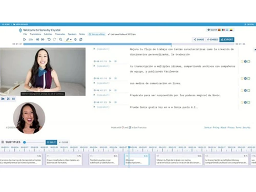 Sonix export