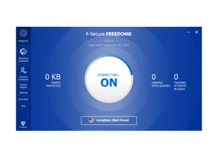 F-Secure FREEDOME VPN connecting